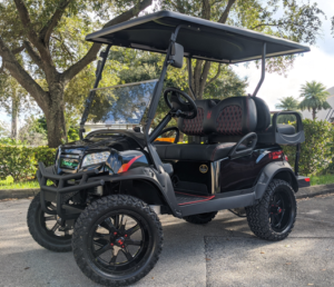 Black Widow Golf Cart